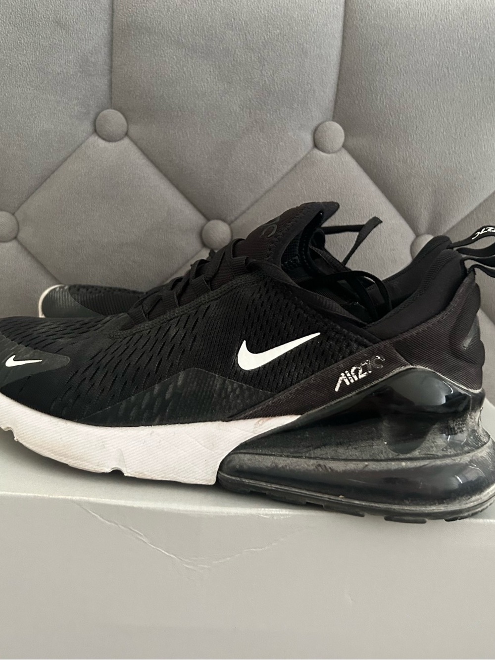 Nike Air Max 270 "Black White / Solar Red